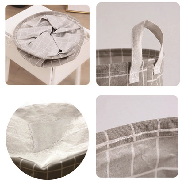 Foldable Waterproof Clothes Hamper Laundry Storage Basket