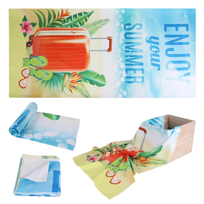 250 GSM FULL COLOR MICROFIBER BEACH TOWEL ( 30" x 60" )