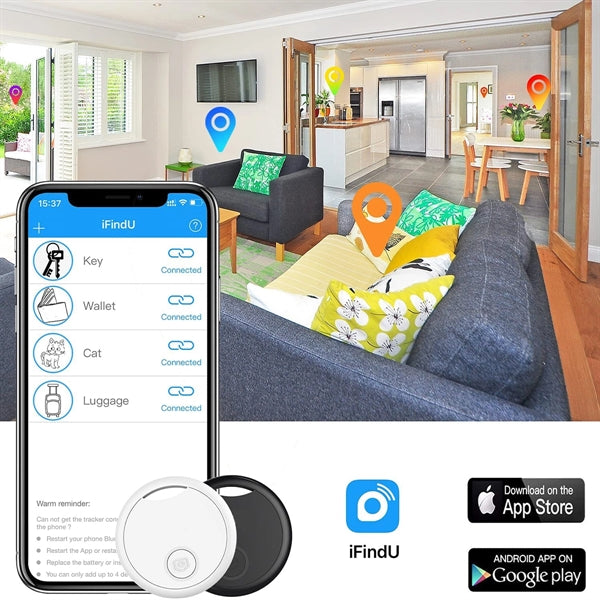 GPS Tracker Anti-Lost Alarm Mini Wireless Bluetooth-Compat