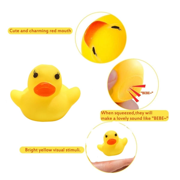 Colorful Mini Rubber Duck Bath Float Toys