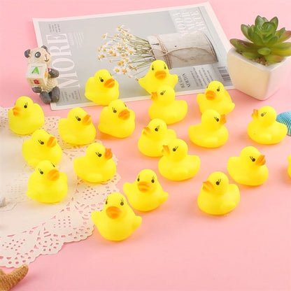 Colorful Mini Rubber Duck Bath Float Toys