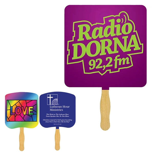 Promotional Square Glued Fan