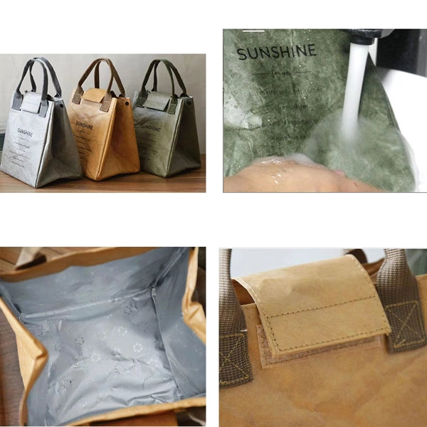 Tyvek Washable Insulated Lunch Bag