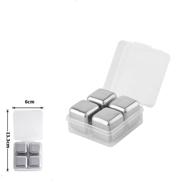 Stainless steel ice cube stone
