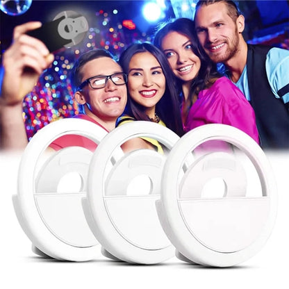 Rechargeable Phone Selfie Fill Ring Light