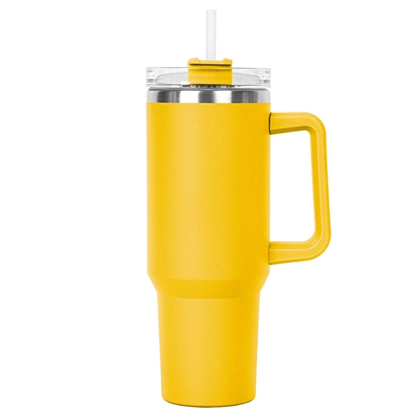 The Hippo Mug & Straw Lid with Twist Closure - 40 oz