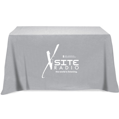 Flat 3-sided Table Cover - fits 4 foot standard table