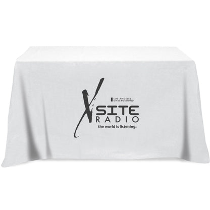 Flat 3-sided Table Cover - fits 4 foot standard table