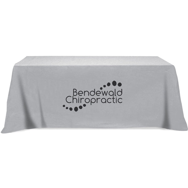 Flat 3-sided Table Cover - fits 8 foot standard table