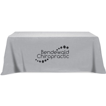 Flat 3-sided Table Cover - fits 8 foot standard table