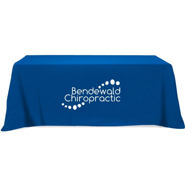 Flat 3-sided Table Cover - fits 8 foot standard table