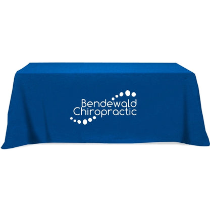 Flat 3-sided Table Cover - fits 8 foot standard table