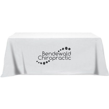 Flat 3-sided Table Cover - fits 8 foot standard table