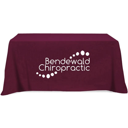 Flat 4-sided Table Cover - fits 6 foot standard table