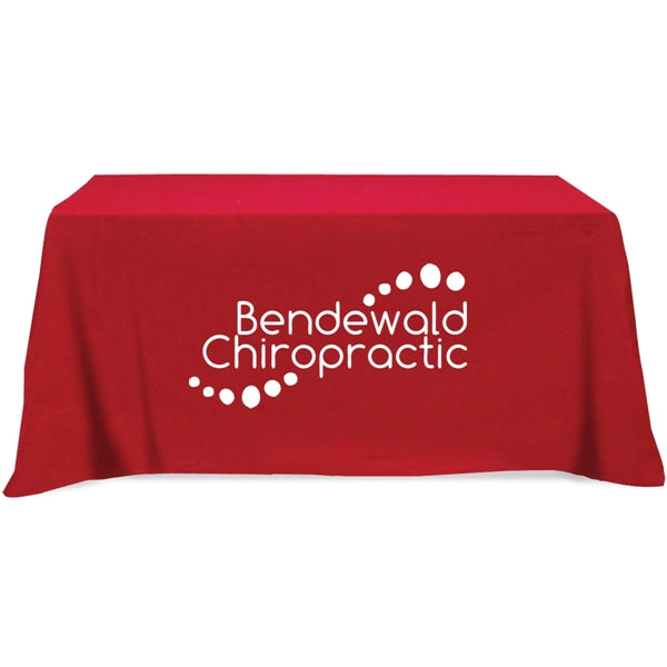Flat 4-sided Table Cover - fits 6 foot standard table
