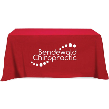 Flat 4-sided Table Cover - fits 6 foot standard table
