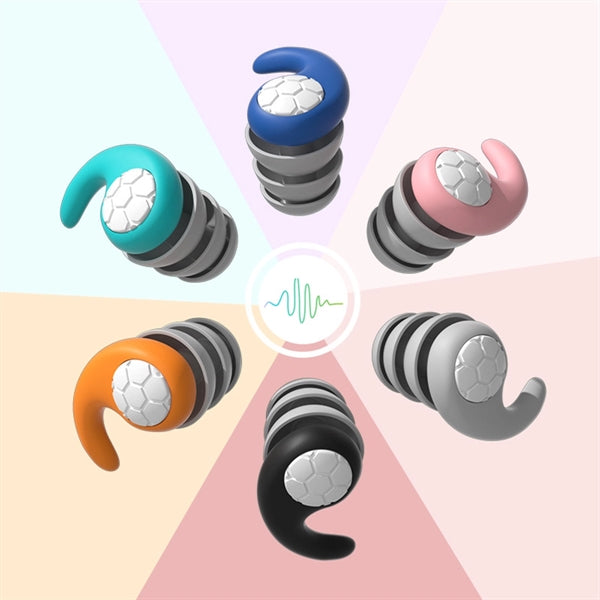 Noise Cancelling Soft Silicone Earplugs in Case
