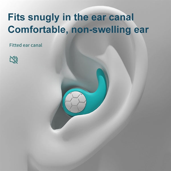 Noise Cancelling Soft Silicone Earplugs in Case