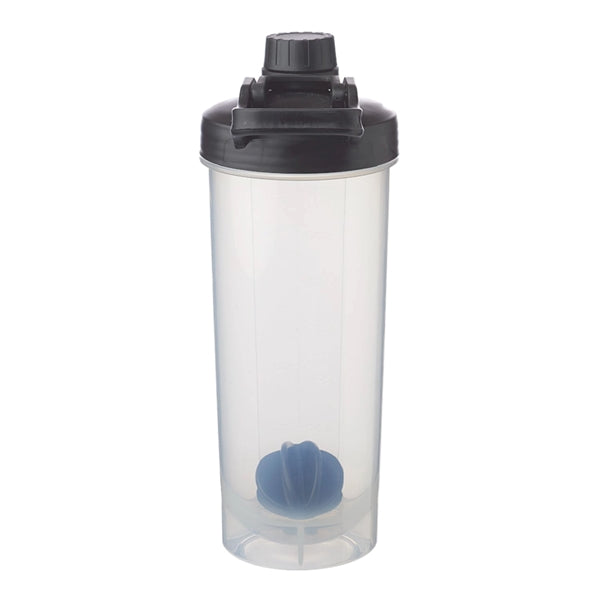 24 Oz. Plastic Shaker Bottle W/ Mixer & Handle