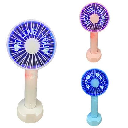 Portable Mini Fan with Phone Holder Hand-held Desktop USB