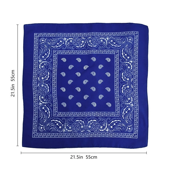 Bandanna Head Square Scarf