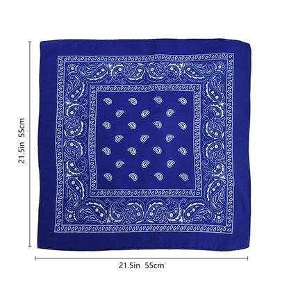 Bandanna Head Square Scarf