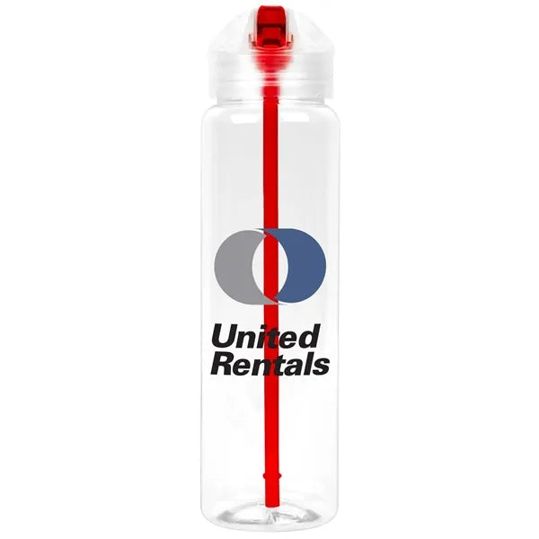 Recyclable Sports Bottle with Flip-Up Lid - 32oz.