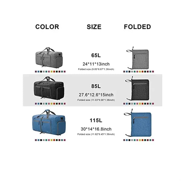 Travel Duffle Bag with Spacious Storage and Durable Design.