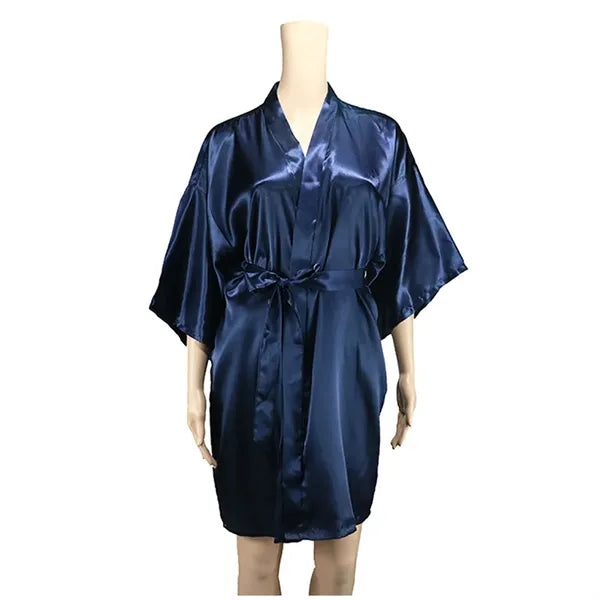Soft V-Neck Bride Satin Women's Home Clothes Nightgown