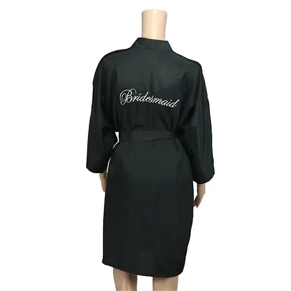 Soft V-Neck Bride Satin Women's Home Clothes Nightgown