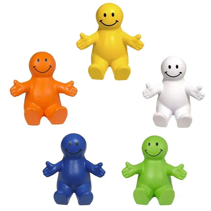 Squeezable Smile Face Guy Phone Holder Smartphone Stand