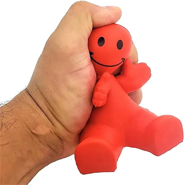 Squeezable Smile Face Guy Phone Holder Smartphone Stand