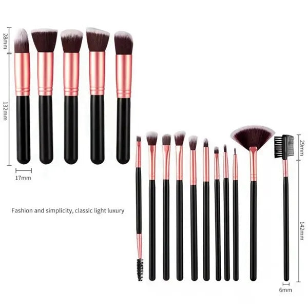 Makeup Brushes 14 Pcs Set