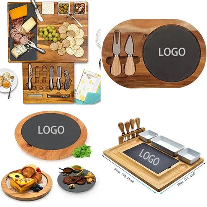 Slate Cheese Board Charcuterie Set