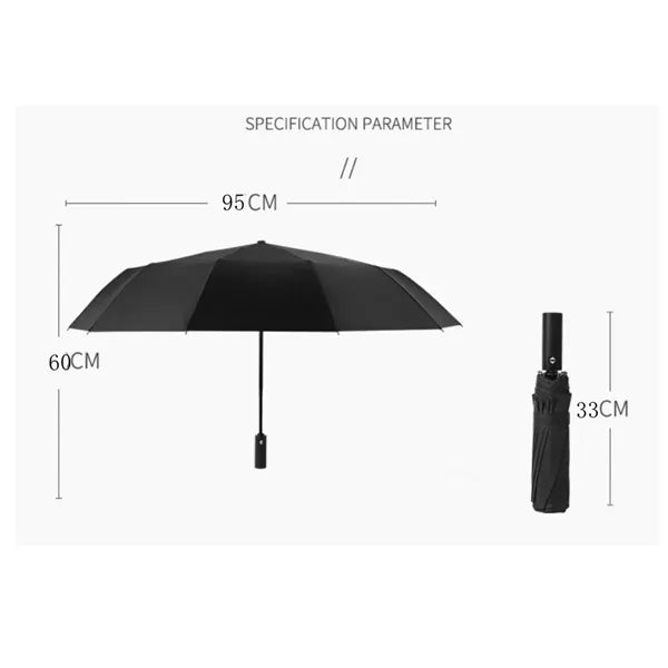 8-Rib Anti-UV Waterproof Folding Umbrella