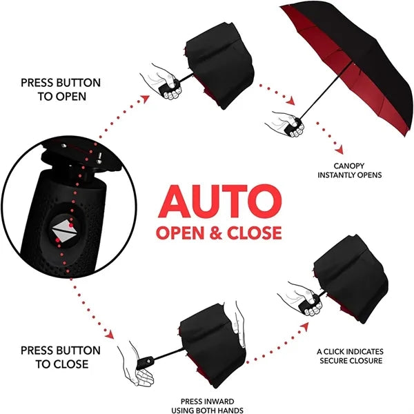 8-Rib Anti-UV Waterproof Folding Umbrella