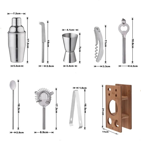 12oz Shaker Mini Cocktail supplies bar set