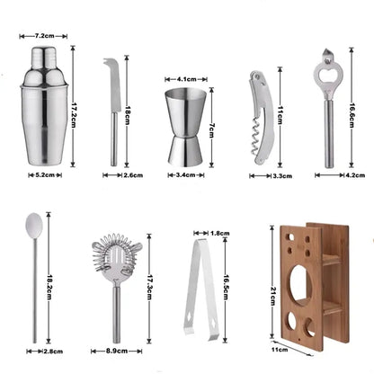 12oz Shaker Mini Cocktail supplies bar set