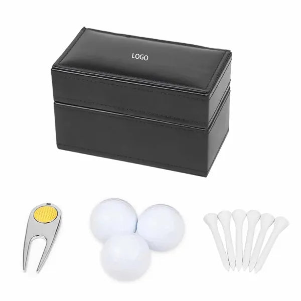 Golf Balls Tees Divot Tool Gift Set