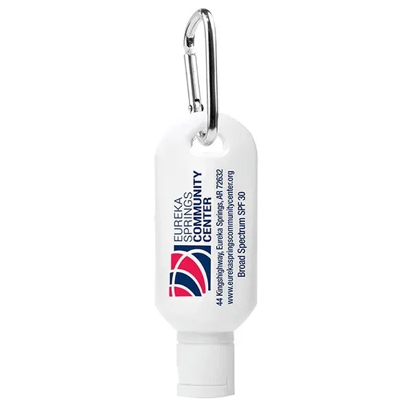 Broad Spectrum SPF 30 Sunscreen Lotion in Solid White Carabi