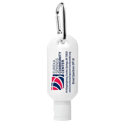 Broad Spectrum SPF 30 Sunscreen Lotion in Solid White Carabi