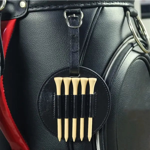 Leather Golf Tee Holder