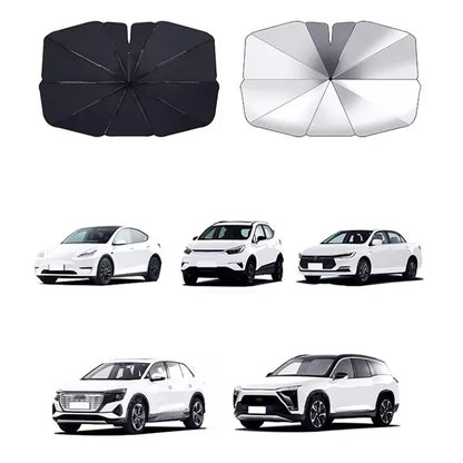 Foldable Car Windshield Sun Shade Umbrella