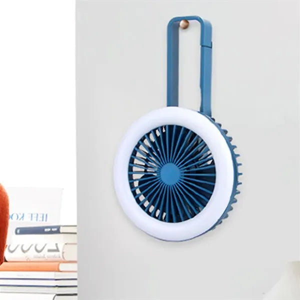 Handheld Fan With Led Light