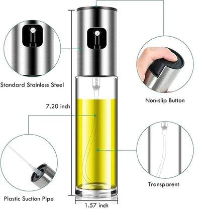 Olive Oil Sprayer Dispenser Glass Bottle 105ml