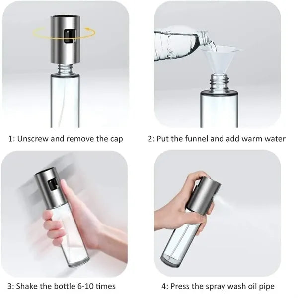 Olive Oil Sprayer Dispenser Glass Bottle 105ml