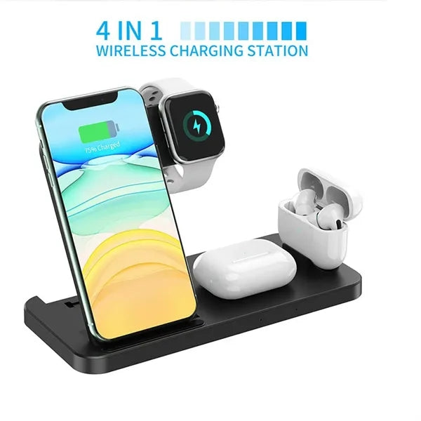 4 in 1 Magnetic Wireless Charger Station Foldable
