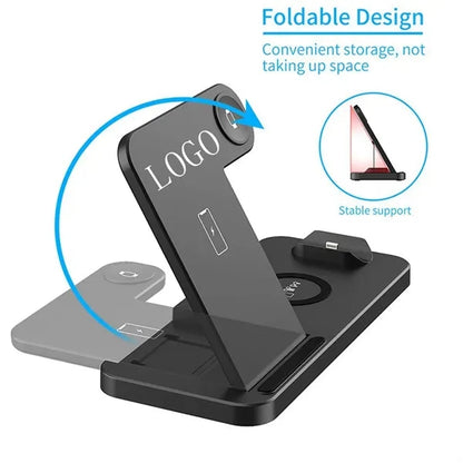 4 in 1 Magnetic Wireless Charger Station Foldable