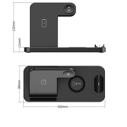 4 in 1 Magnetic Wireless Charger Station Foldable