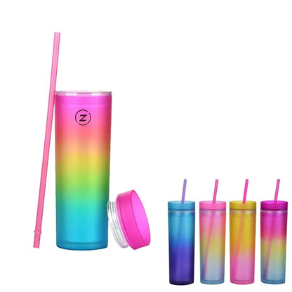 16Oz Gradient Rainbow Tumbler